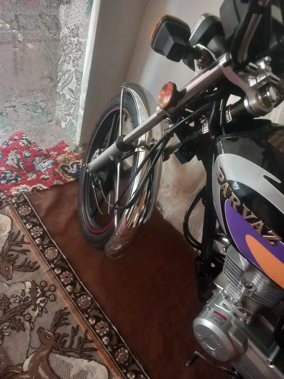 موتور خشک|موتورسیکلت|گنبد کاووس, |دیوار