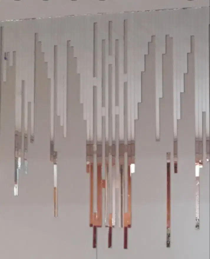 اینه دکوراتیو واینه بک لایت|آینه|قم, نخودی|دیوار