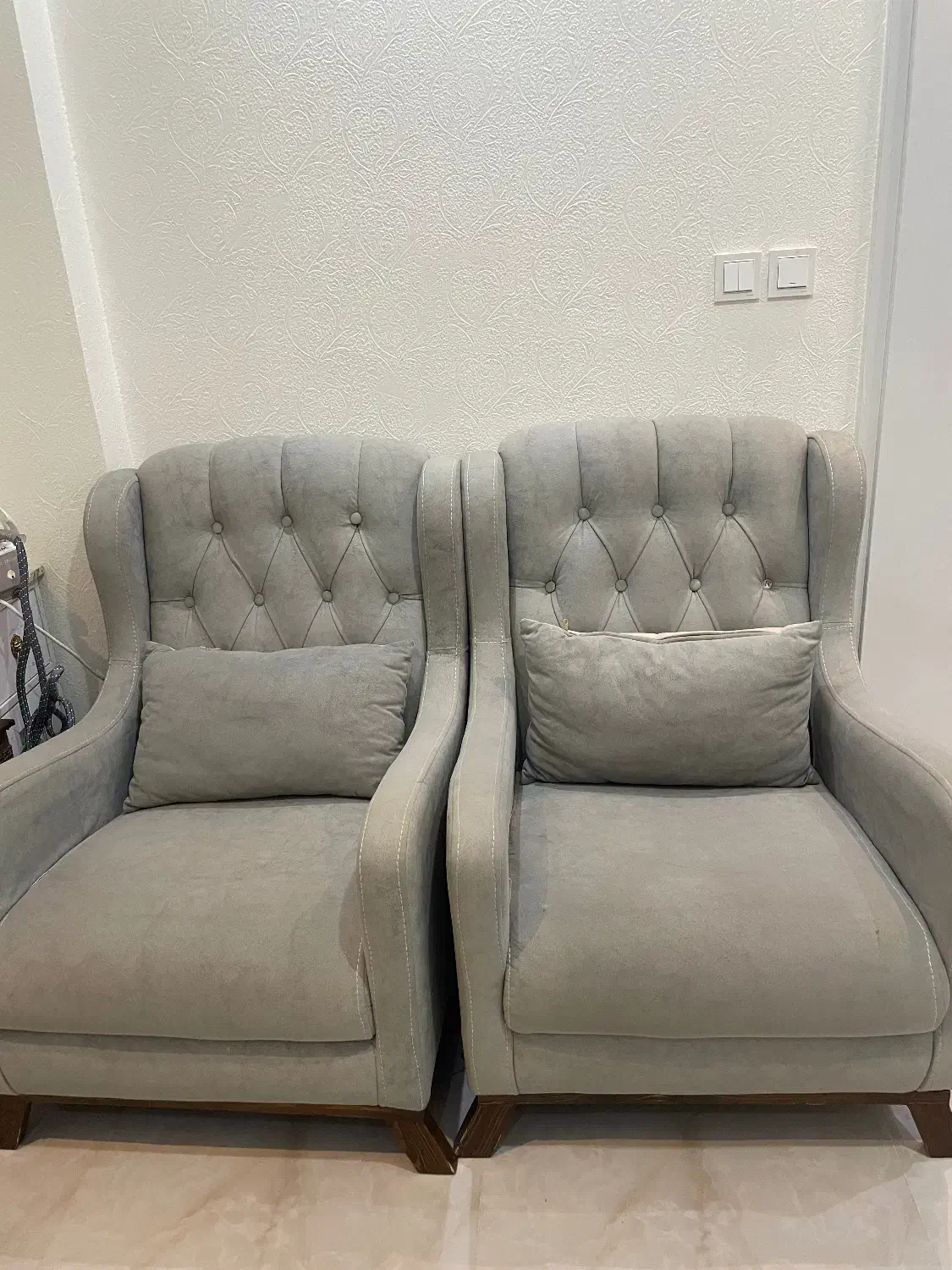 نیم ست مبل چستر چوب راش|مبلمان خانگی و میز عسلی|شاهینشهر, عطار|دیوار