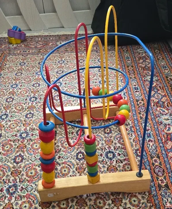 اسباب بازی چوبی میله و مهره دست ورزی|اسباببازی بچه|تهران, منیریه|دیوار