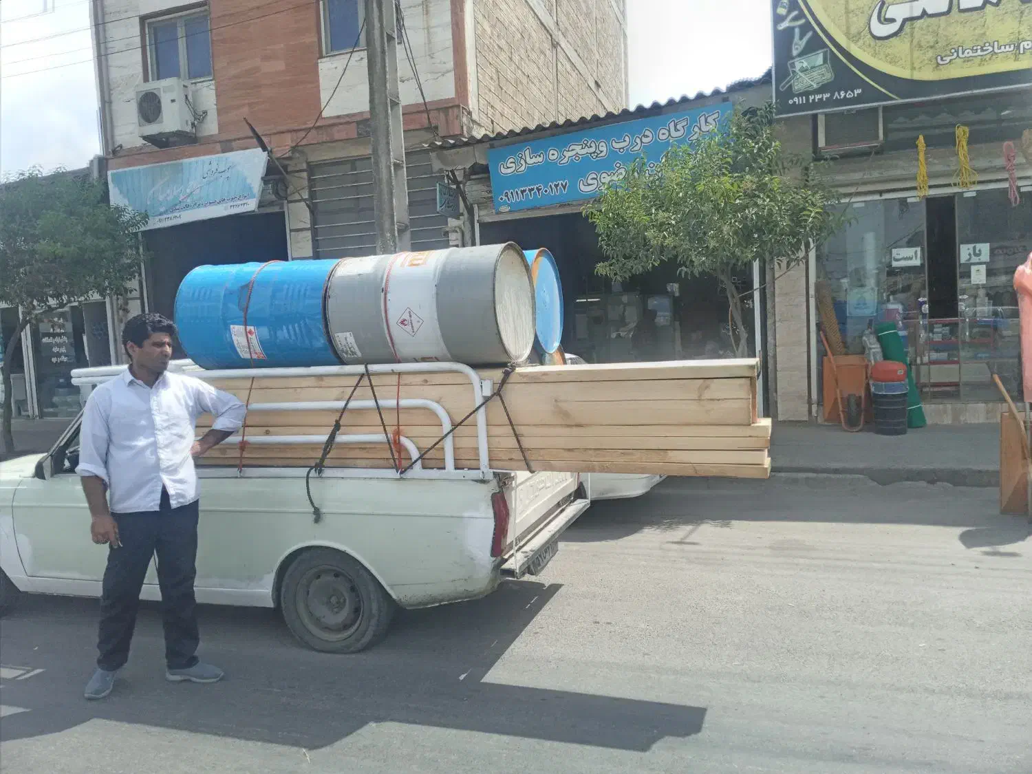 اجاره تخته والوار وبشکه فلزی|خدمات پیشه و مهارت|سنگر, |دیوار