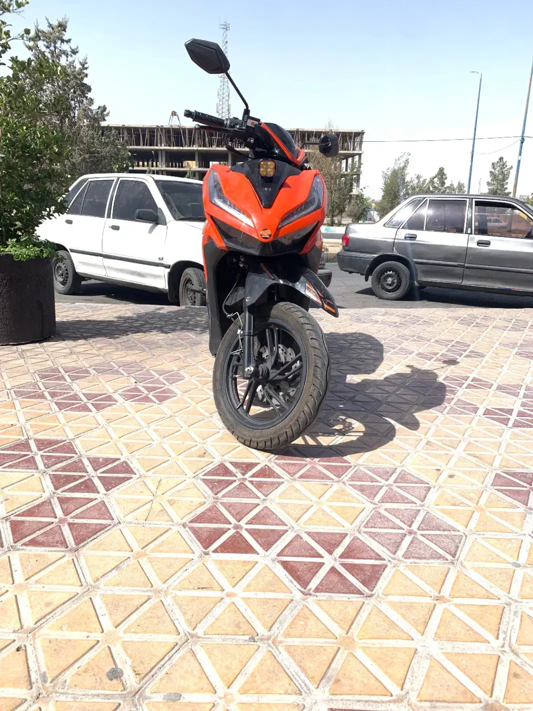 موتور طرح کلیک|موتورسیکلت|اصفهان, قلعه طبره|دیوار