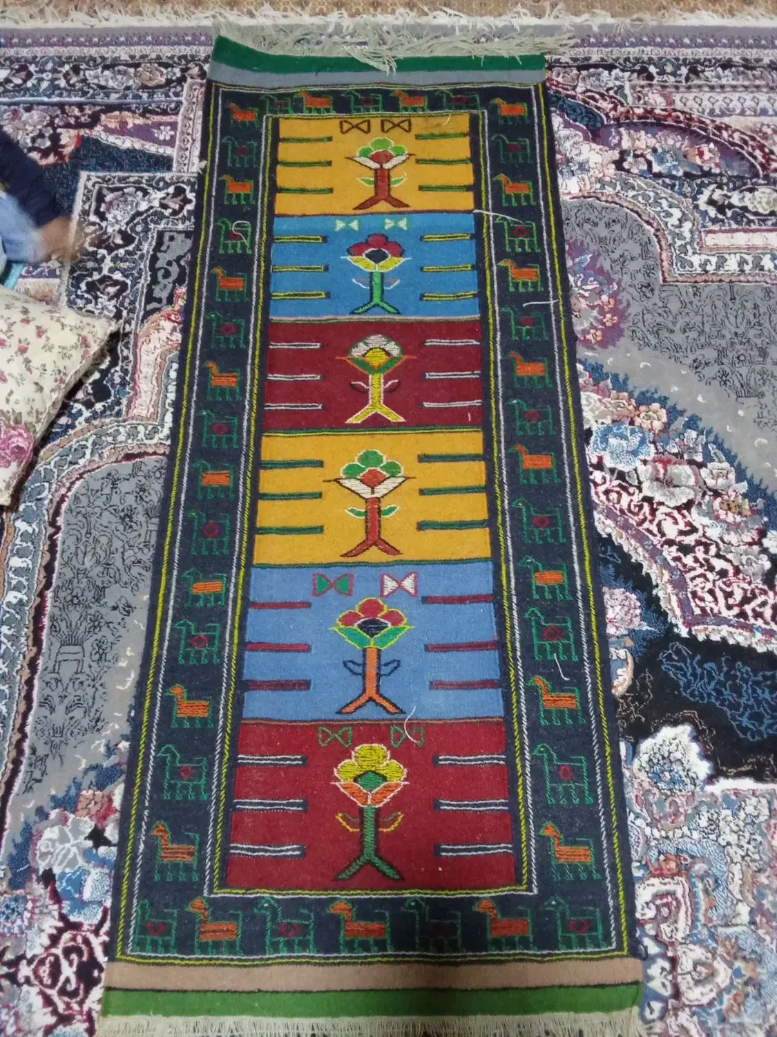 گلیم و قالی دستباف|گلیم، جاجیم، گبه|بجنورد, |دیوار