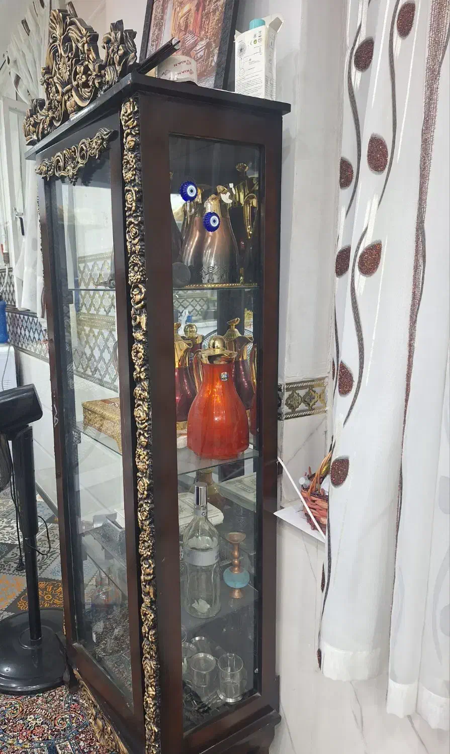 بوفه چوبی سالم|بوفه، ویترین، کنسول|سیرجان, |دیوار