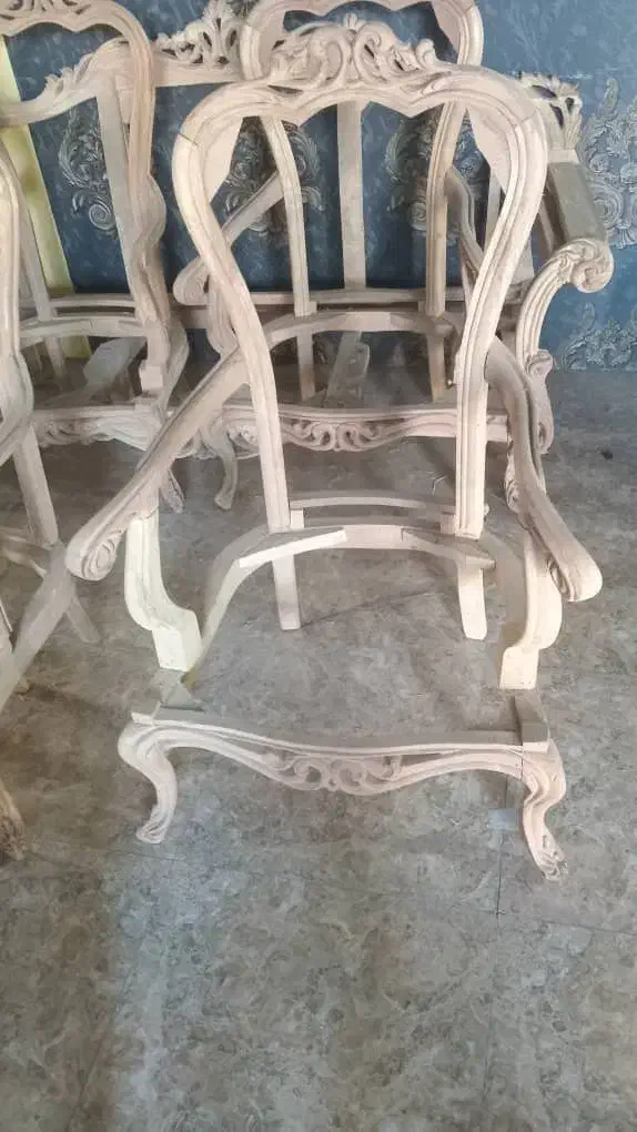 دو دستک مبل دسته چوبی اماده تحویل|مبلمان خانگی و میز عسلی|چهاردانگه (تهران), |دیوار