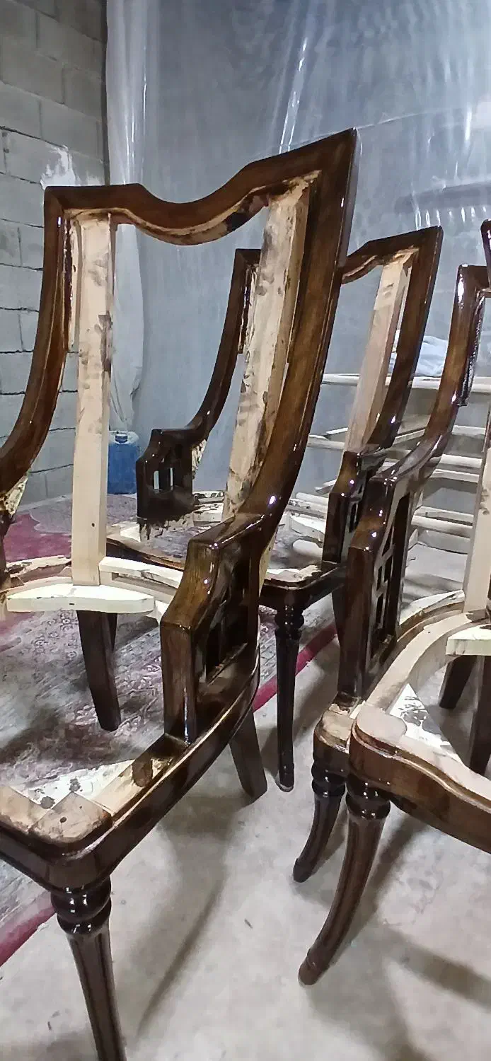 رنگ کاری مبلمان سفیدپر|مبلمان خانگی و میز عسلی|ملایر, |دیوار