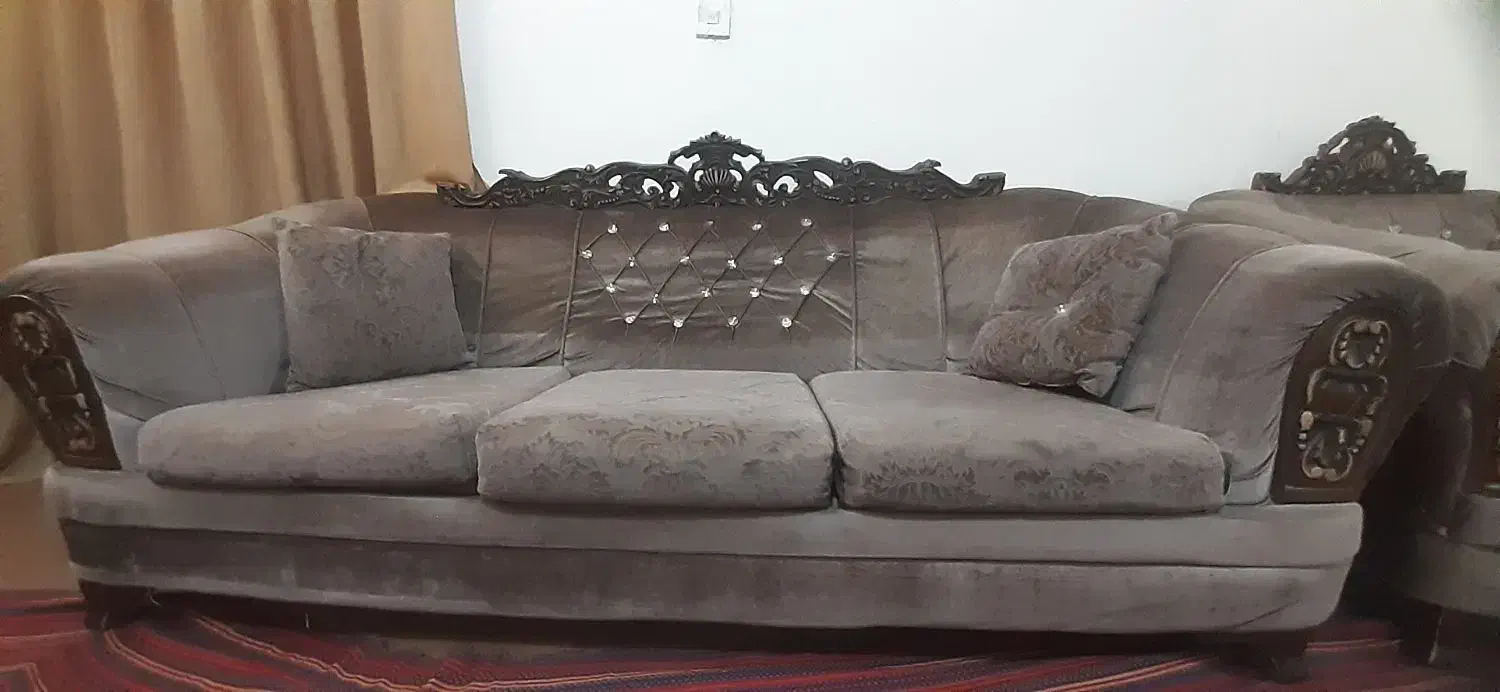 مبل۷نفره سالم و بسیار شیک|مبلمان خانگی و میز عسلی|مسجد سلیمان, |دیوار
