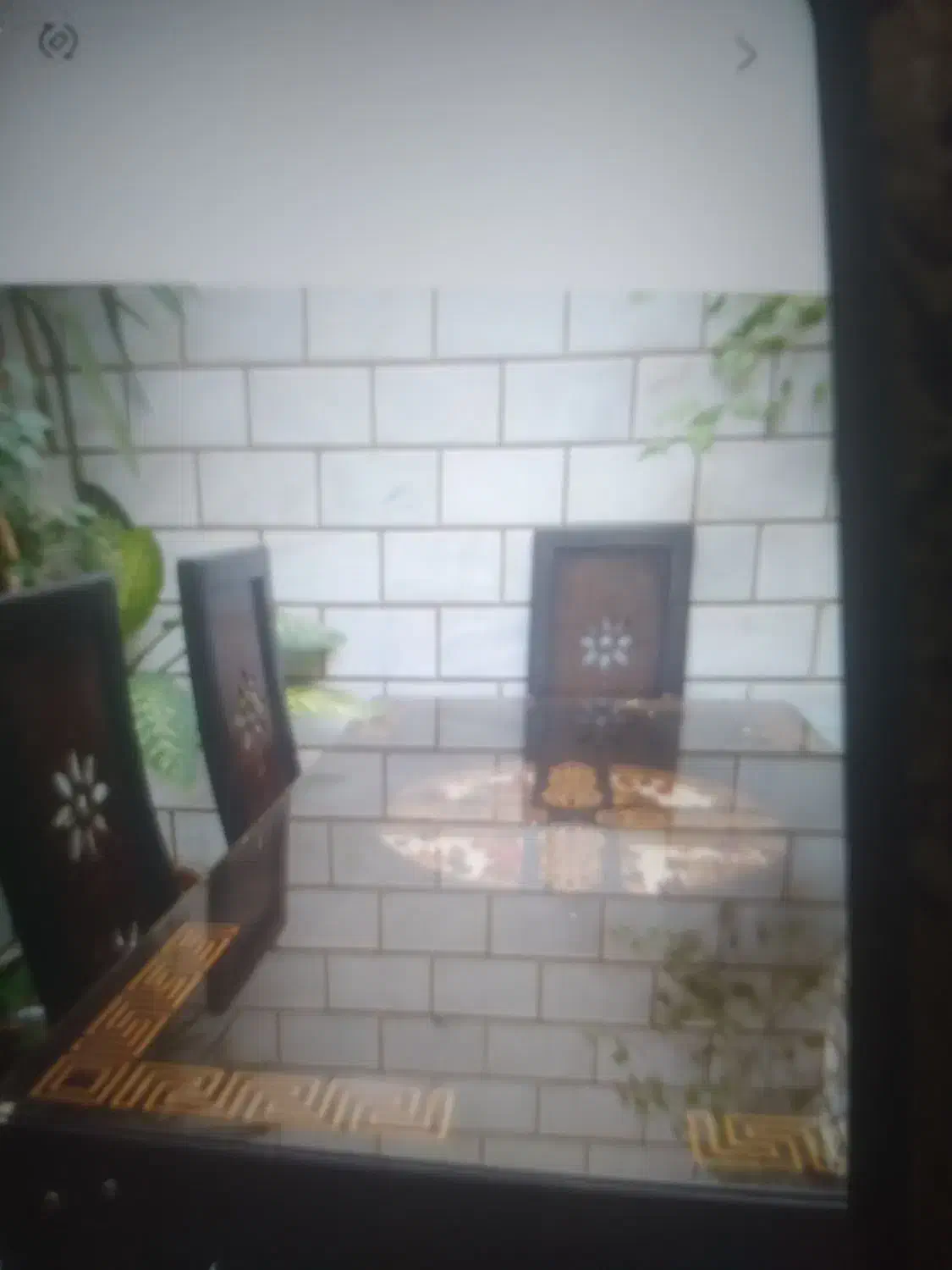 کناره ومیز ۶نفره|گلیم، جاجیم، گبه|نهاوند, |دیوار