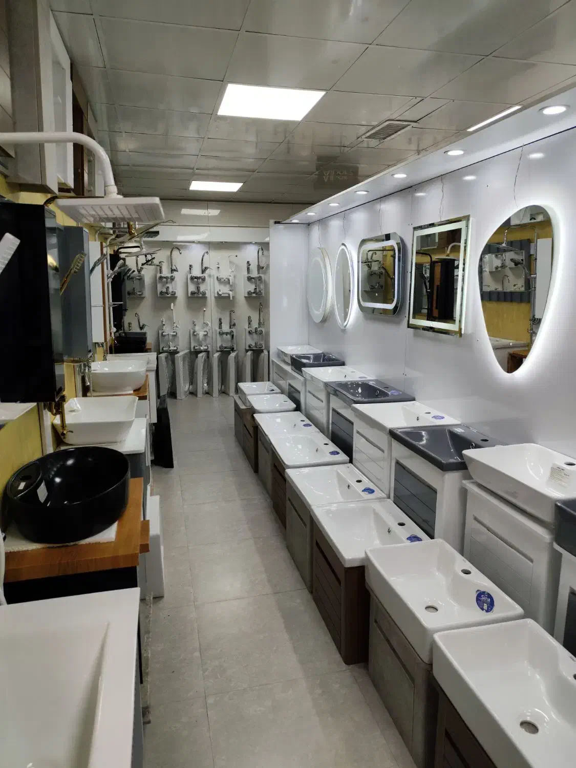 روشویی سنگی طوسی 60×40|لوازم سرویس بهداشتی|کرج, گلشهر|دیوار