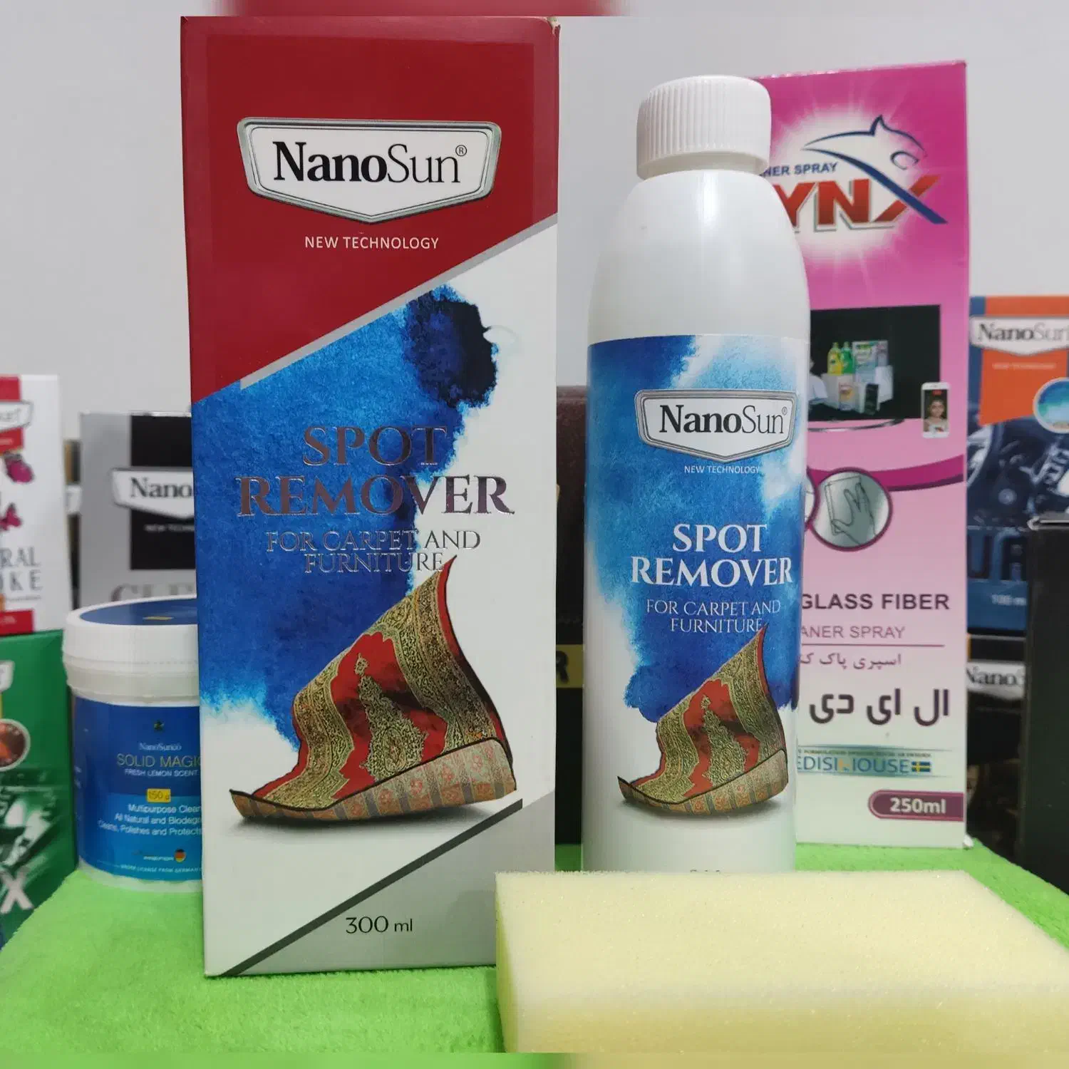 اسپری لکه بر فرش و مبلمان نانوسان فقط ۲۱۹|مواد شوینده و دستمال کاغذی|قزوین, |دیوار