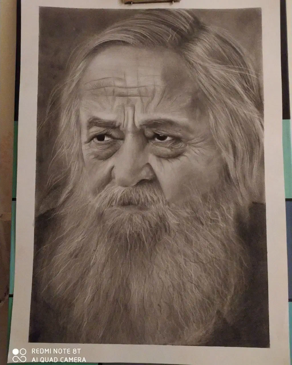 سفارش تابلو چهره سیاه قلم|تابلو، نقاشی، عکس|اصفهان, جاوان|دیوار