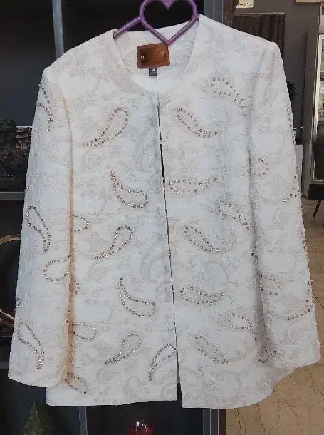 مانتو شلوار مجلسی سفید|لباس|ایلام, |دیوار