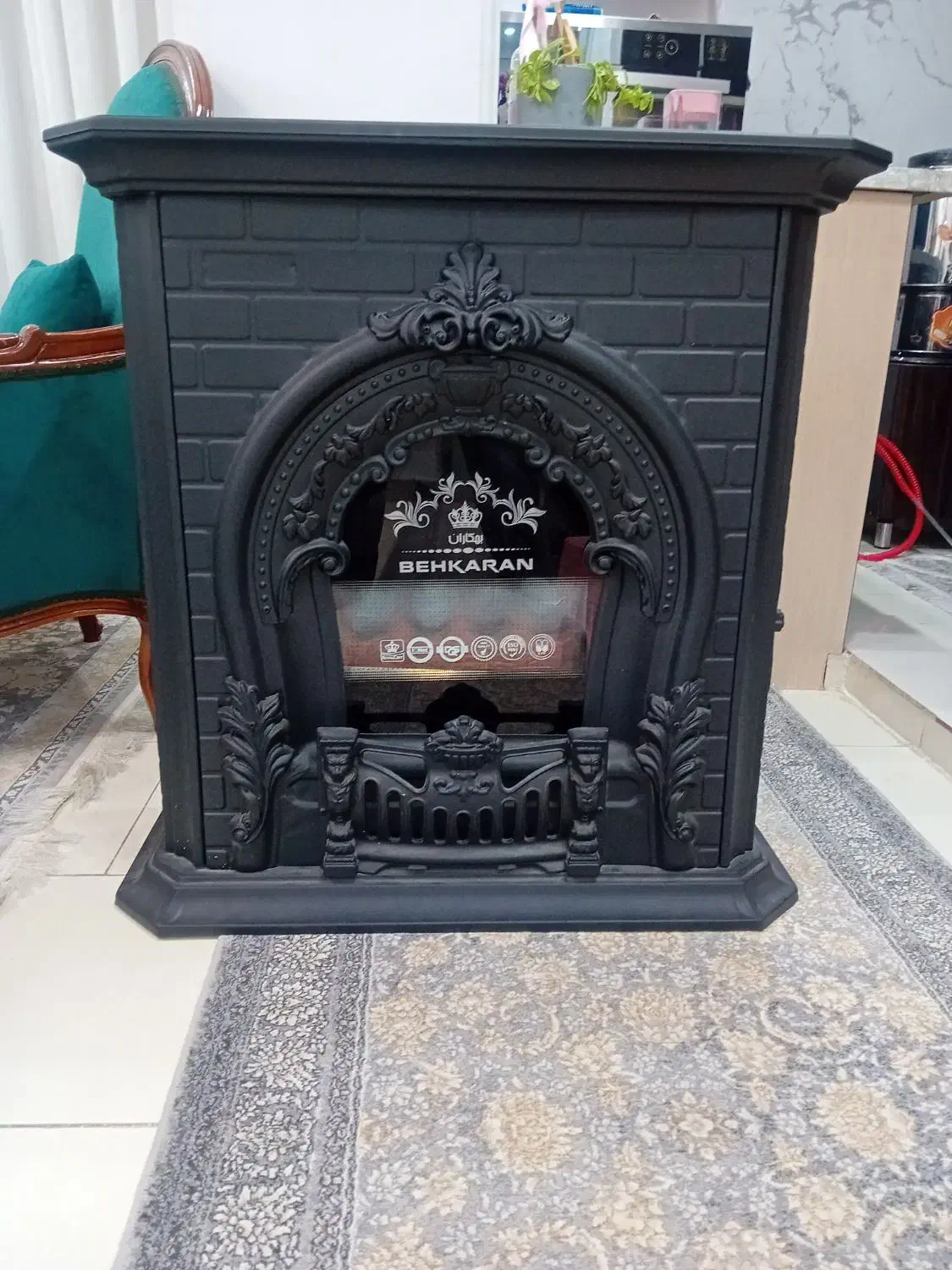 بخاری بهکاران نو|بخاری، هیتر، شومینه|قرچک, زیبا شهر|دیوار