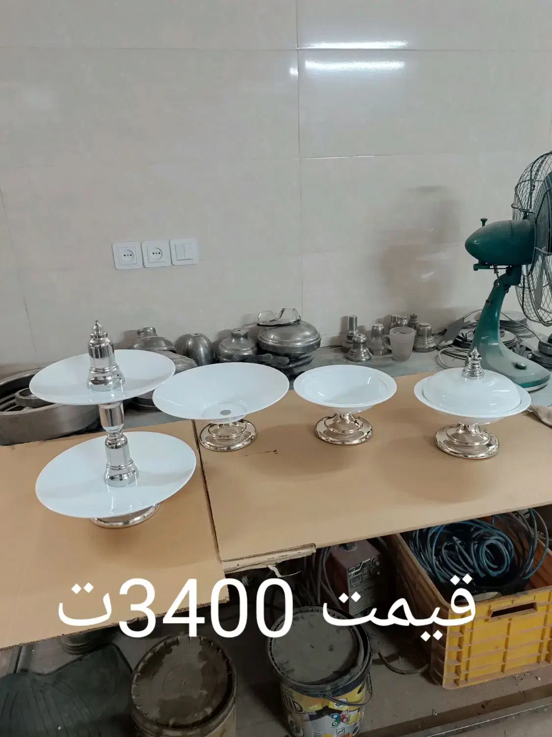 ست 4تیکه پذیرایی|ظروف سرو و پذیرایی|پاکدشت, پاکدشت (مامازند)|دیوار