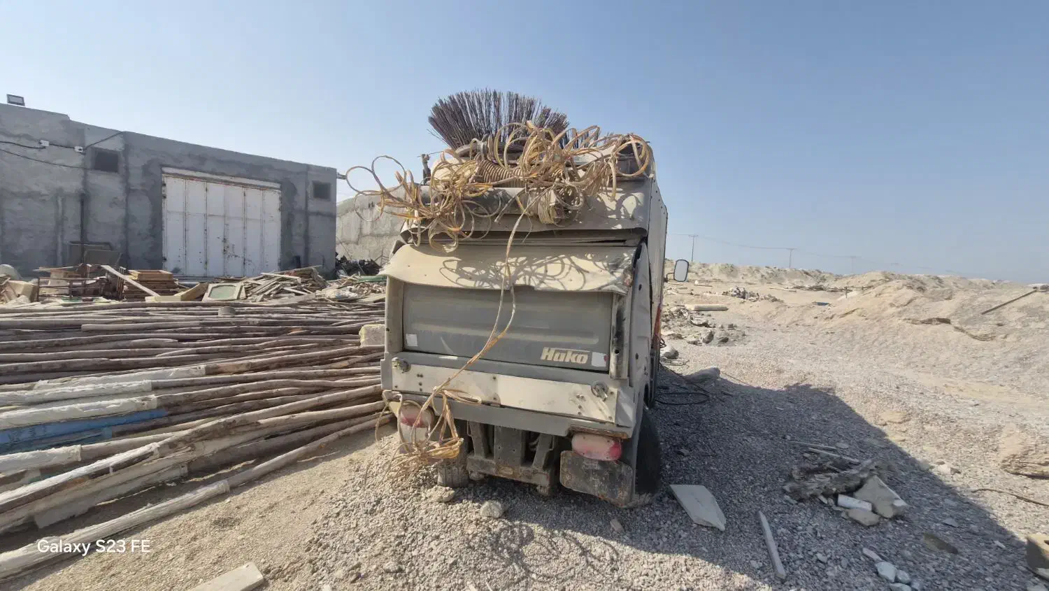 ماشین  هکو  جاروب جاده|ماشین‌آلات صنعتی|قشم, |دیوار