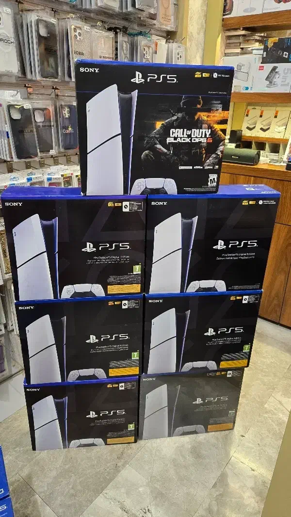 Ps5اسلیم دیجیتال اروپا آکبند|کنسول، بازی ویدئویی و آنلاین|قم, عمار یاسر|دیوار