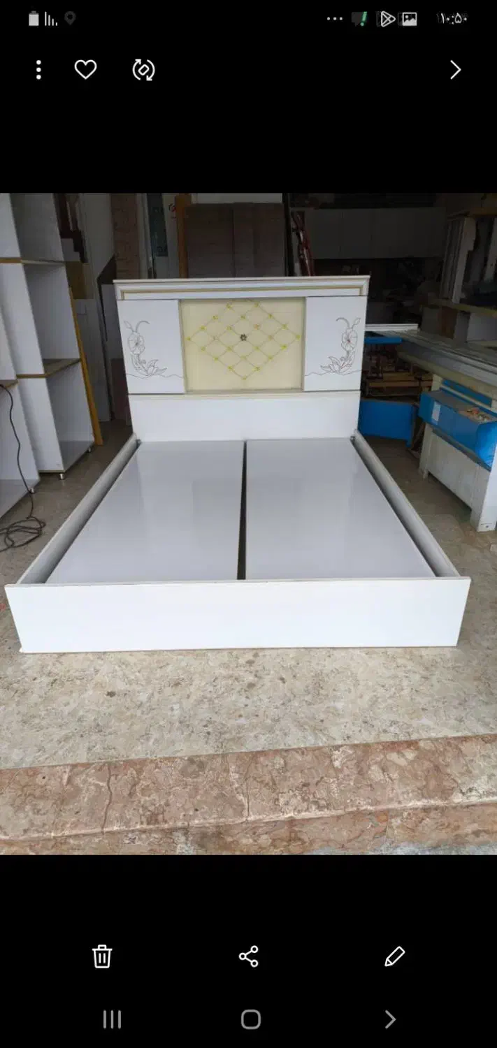 تخت دونفره باتشک|تخت و سرویس خواب|عباس‌آباد, |دیوار