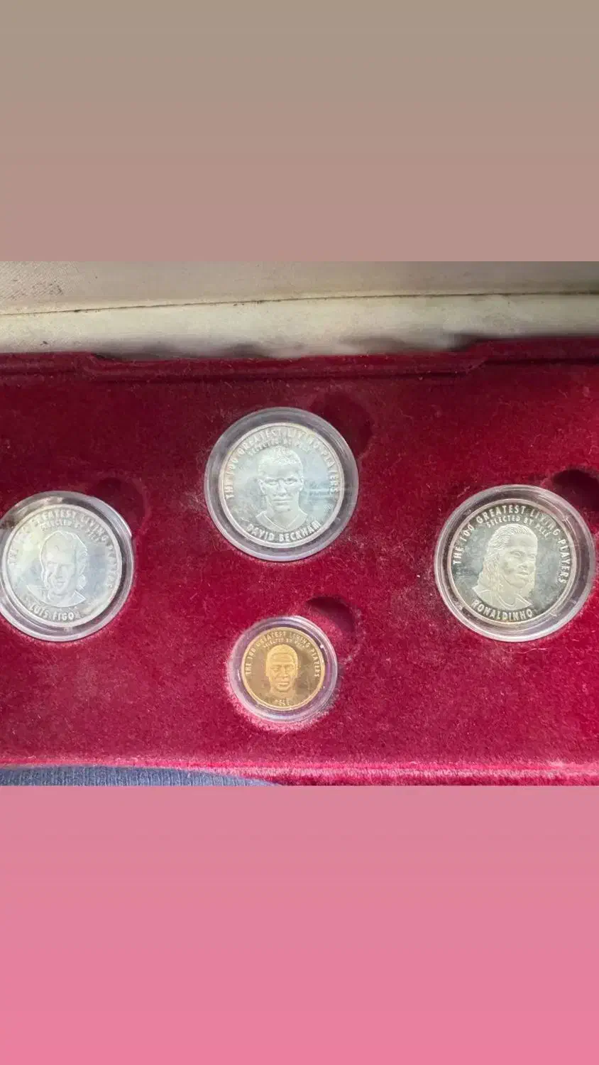 کلکسیون فیفا با چهار عدد سکه1904-2004|کلکسیون سکه، تمبر، اسکناس|تهران, پونک|دیوار