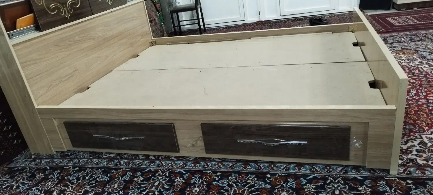 تخت خواب دونفره MDF|تخت و سرویس خواب|زاهدان, |دیوار