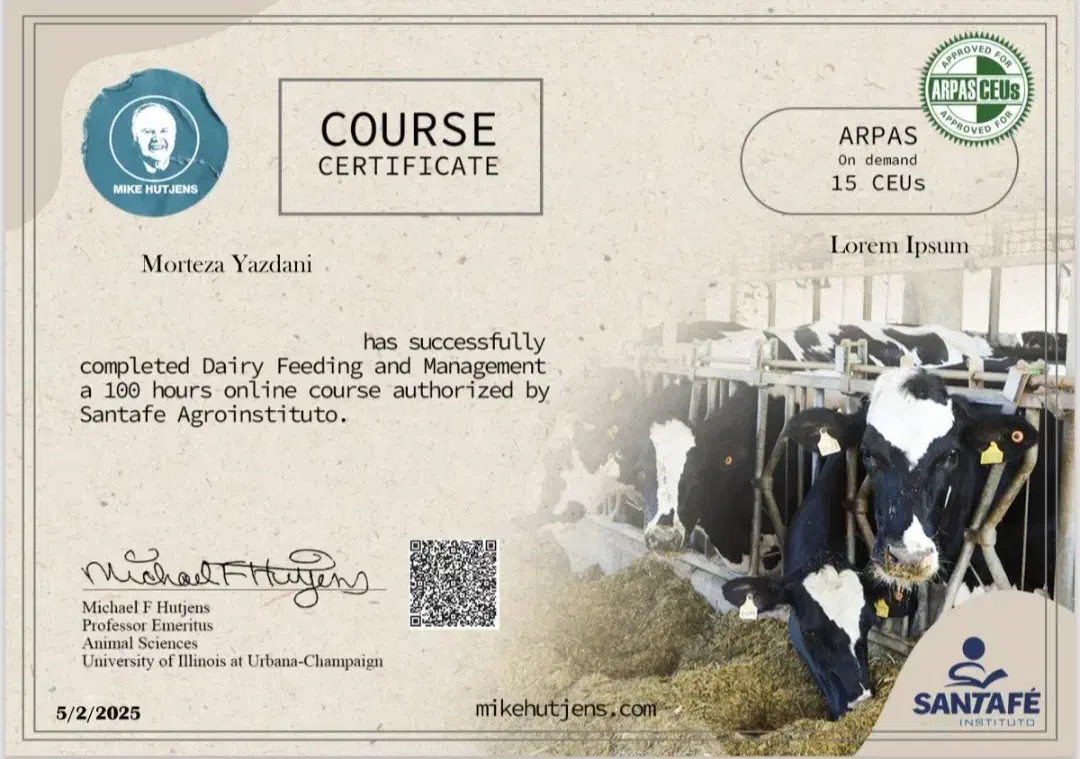 جیره‌نویسی تخصصی گاو و گوسفند با ۱۵ سال تجربه|خدمات پیشه و مهارت|تربت جام, پاسداران|دیوار