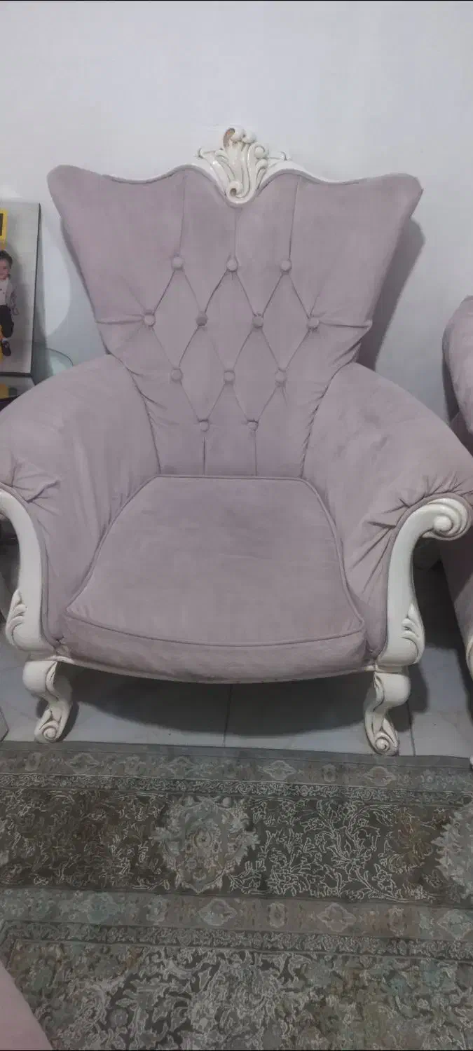 مبل 7نفره سلطنتی شیک|مبلمان خانگی و میز عسلی|قدس, شهر‌قدس|دیوار