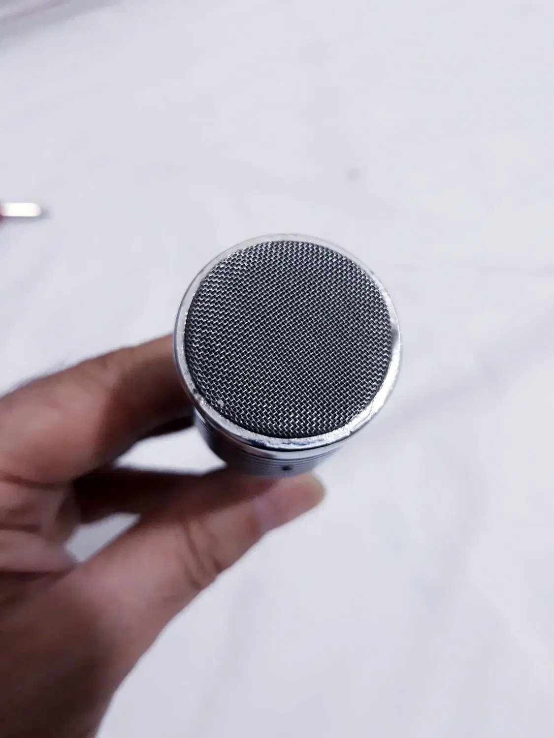 میکروفون استیل قدیمی سیم دار باتری خور|صوتی و تصویری|نسیمشهر, |دیوار