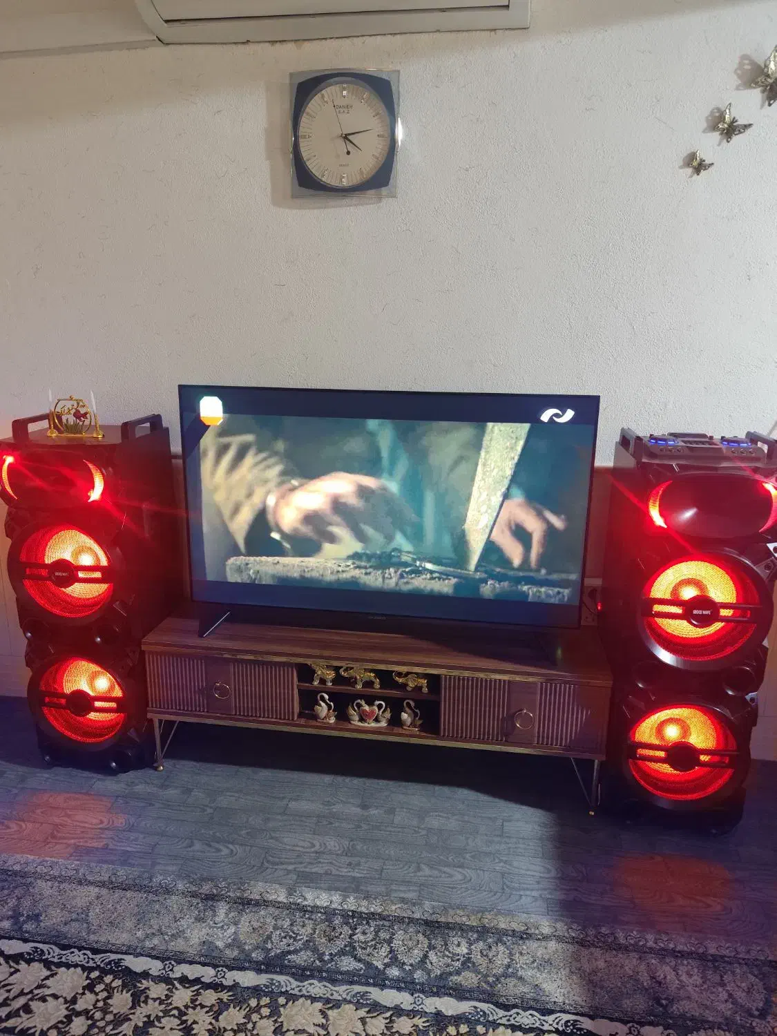 اسپیکر در حد نو|سیستم صوتی خانگی|قم, نیروگاه|دیوار