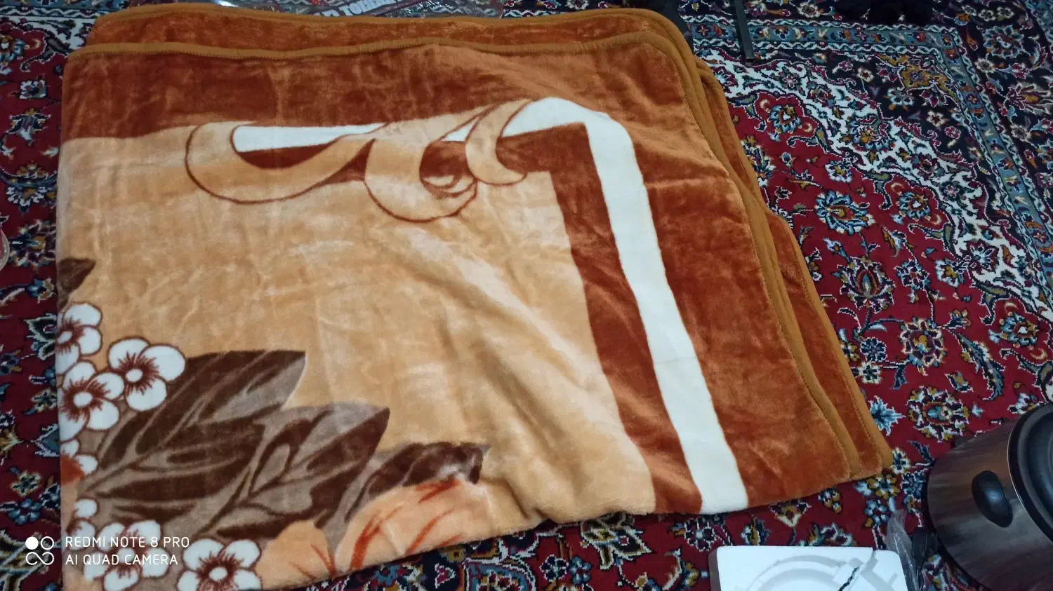 پتو گلبافت|رختخواب، بالش، پتو|دزفول, |دیوار