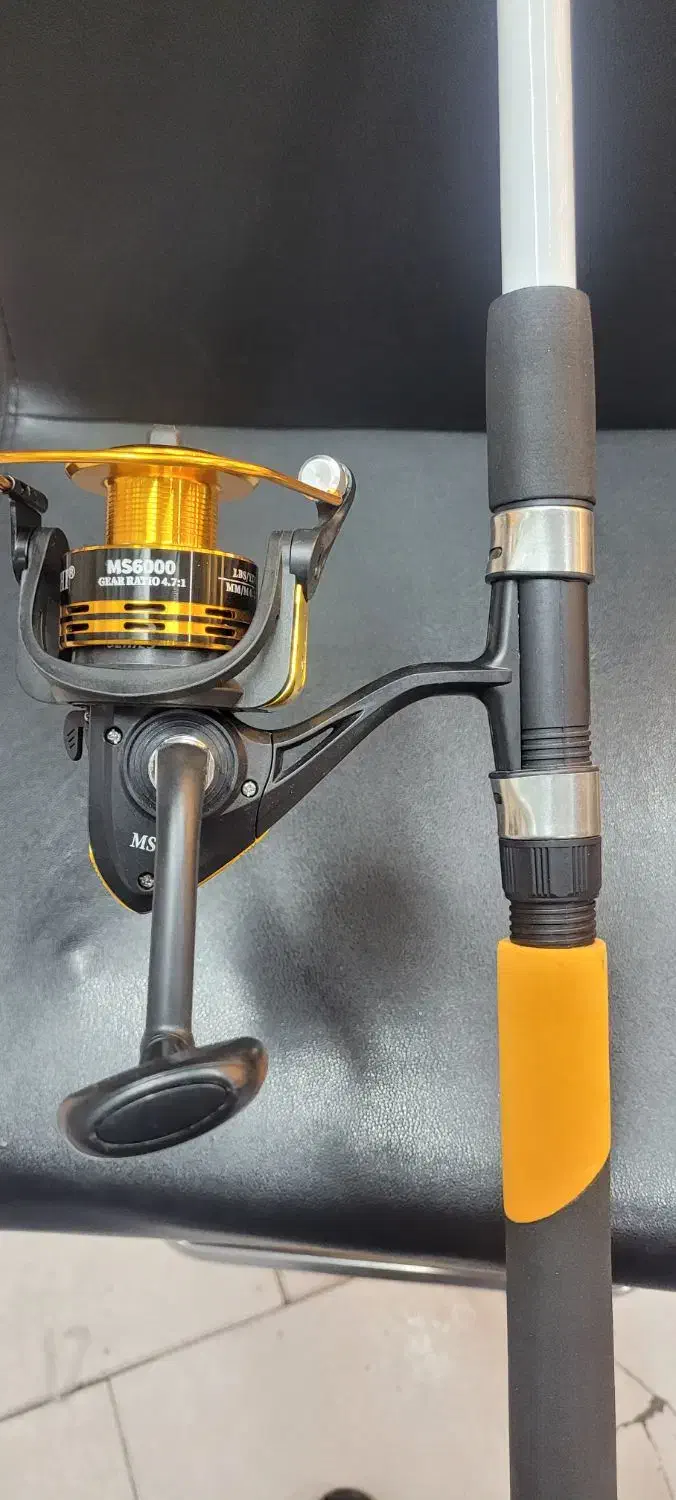 چوب ماهیگیری . لنسر . چرخ ماهیگیری .|ماهیگیری|ارومیه, |دیوار