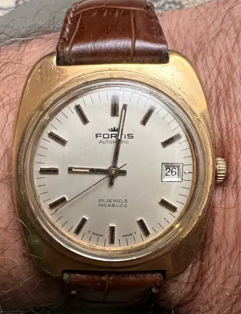 ساعت فورتیس  اتوماتیک اصل قدیمی سوئیس|ساعت|یزد, |دیوار