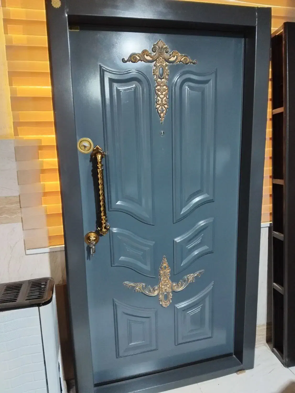 درب ضد سرقت رویه فلزی  اتاقی لابی|مصالح و تجهیزات ساختمان|لوندویل, |دیوار