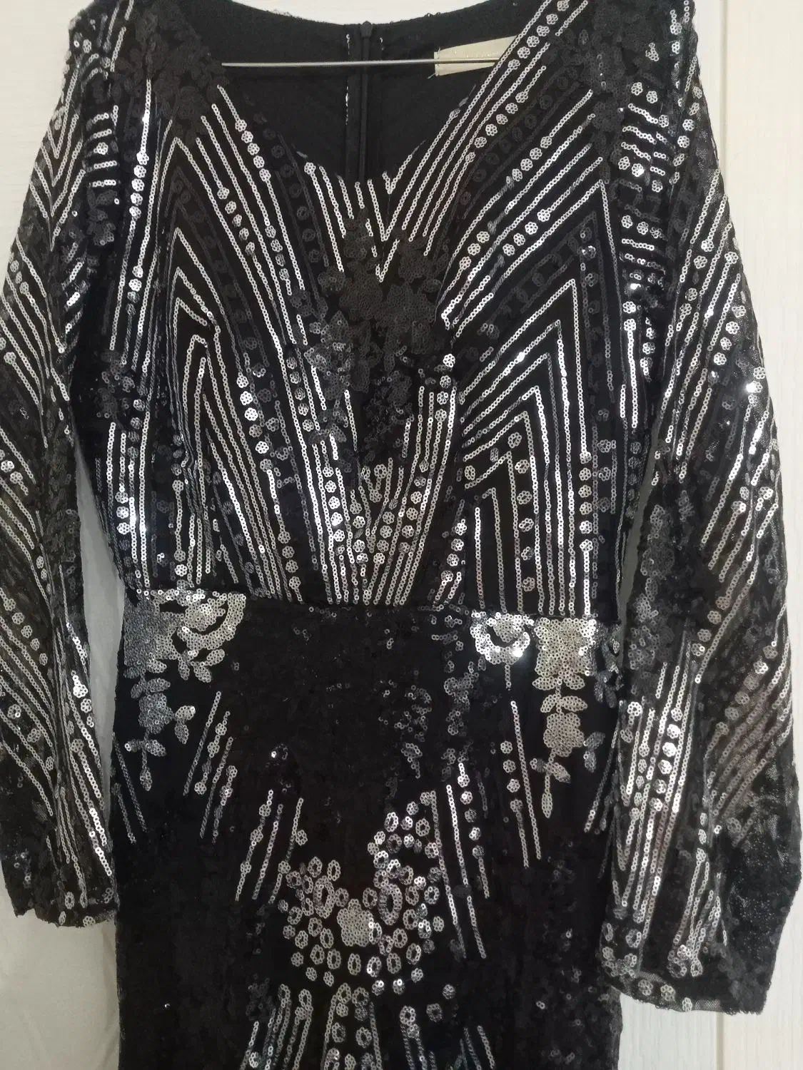 پولک دوزی مشکی نقره ای|لباس|تهران, والفجر (افسریه)|دیوار