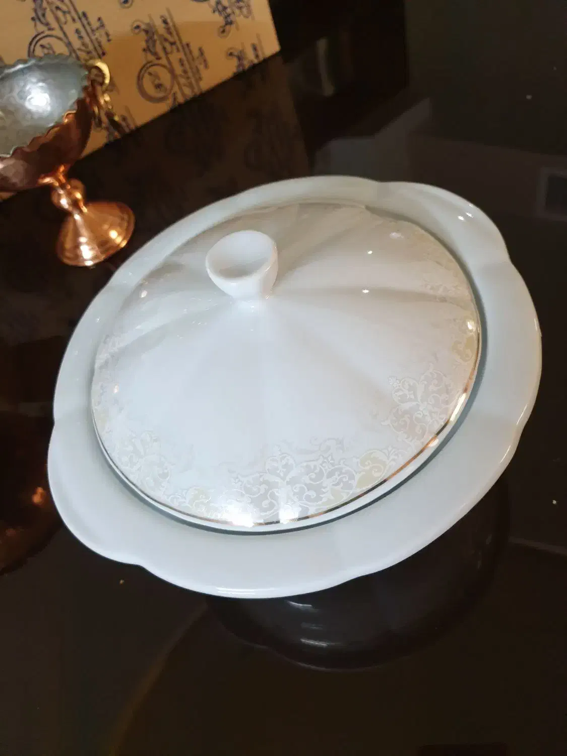 سوپ‌خوری چینی برند مقصود کاملاً نو و جعبه‌دار|ظروف سرو و پذیرایی|مشهد, رضاشهر|دیوار