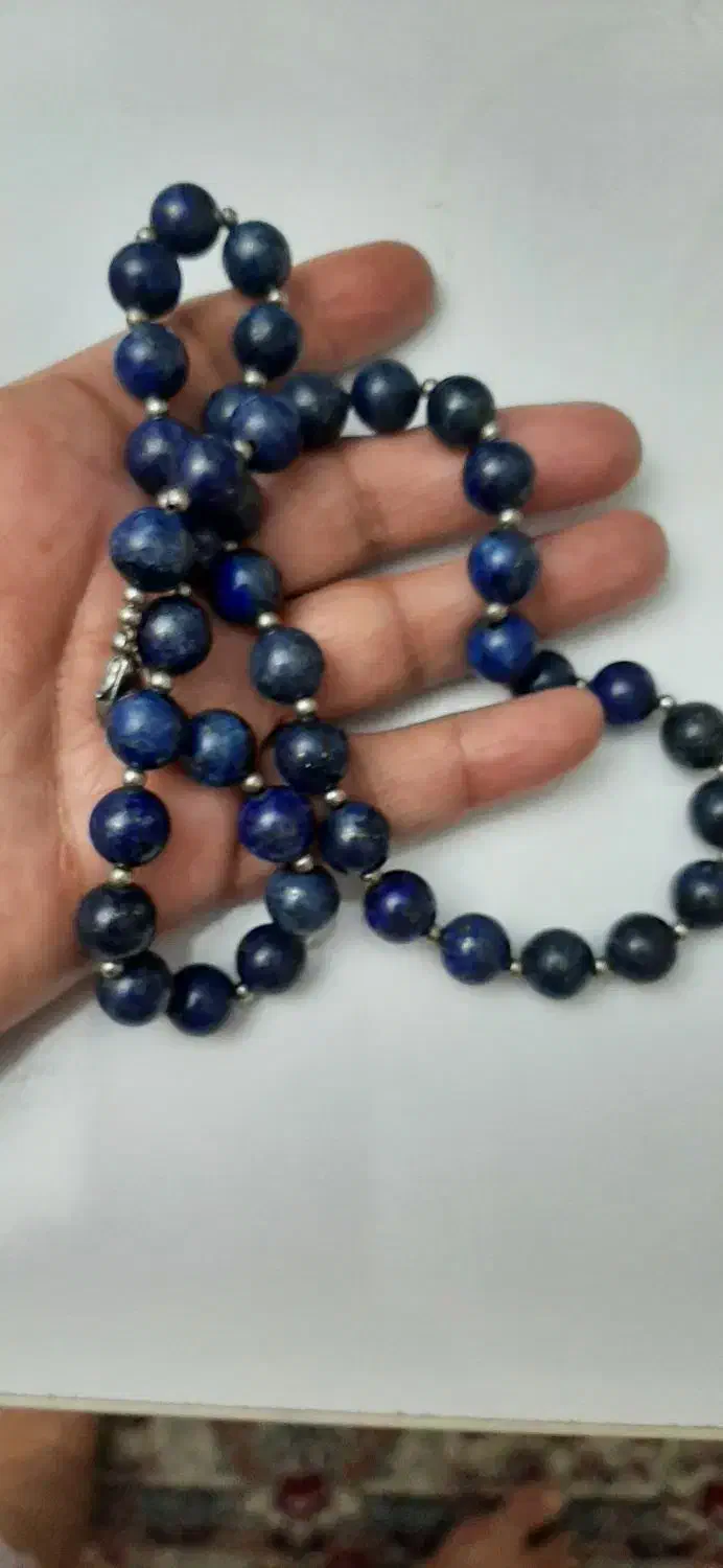 گردنبندسنگ. لاجورد. موثر برای آرامش|زیورآلات و اکسسوری|تهران, تهرانسر شمالی|دیوار