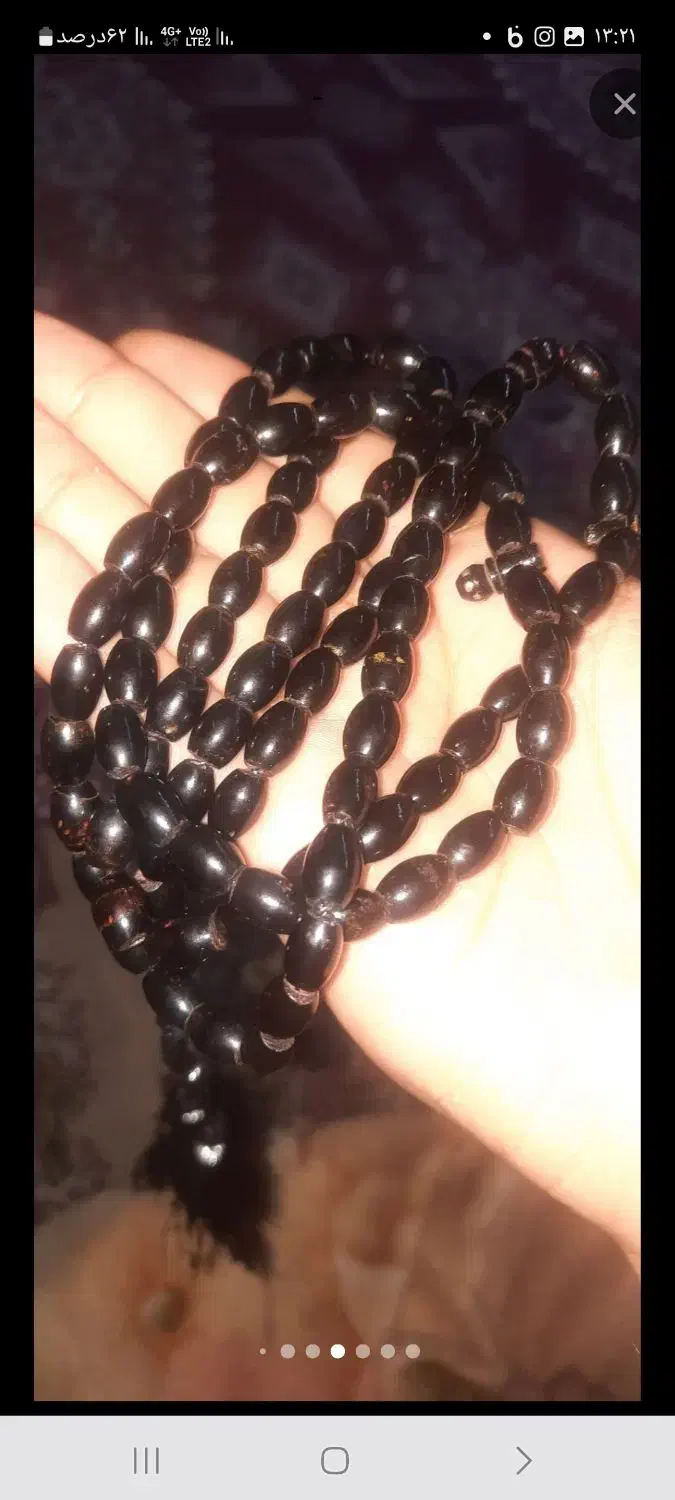 تسبیح یسر حجاز کهنه رگه دار و بو دار|جواهرات|شوش, |دیوار