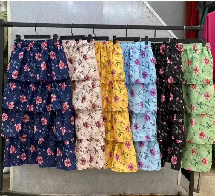 دامن طبقه ای رویه نخ  استر حریر  مناسب ۳۸ تا ۴۶|لباس|کرج, کوی کارمندان شمالی|دیوار