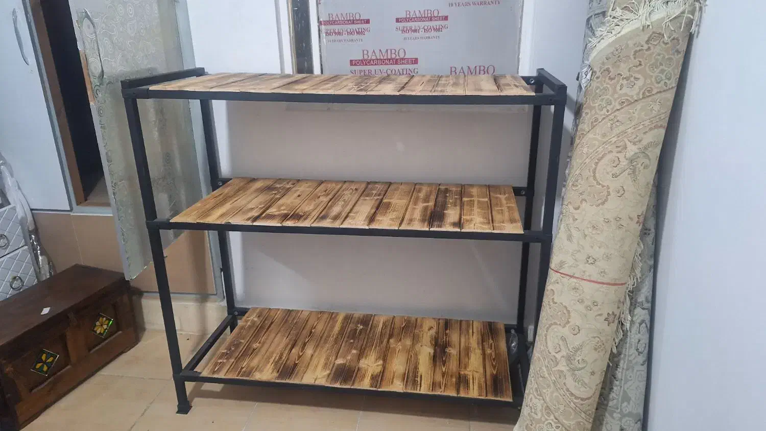 رگال لباس همراه جا کفشی و طبقه 3تایی 6میلیون تومان|جاکفشی، کمد، دراور|آبادان, |دیوار