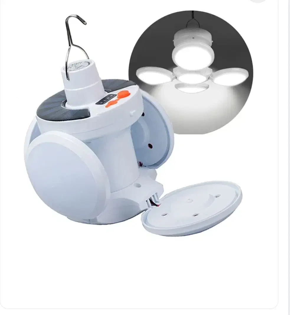 چراغ اضطراری شارژی خورشیدی تاشو|لامپ و چراغ|رشت, سعدی (تختی)|دیوار