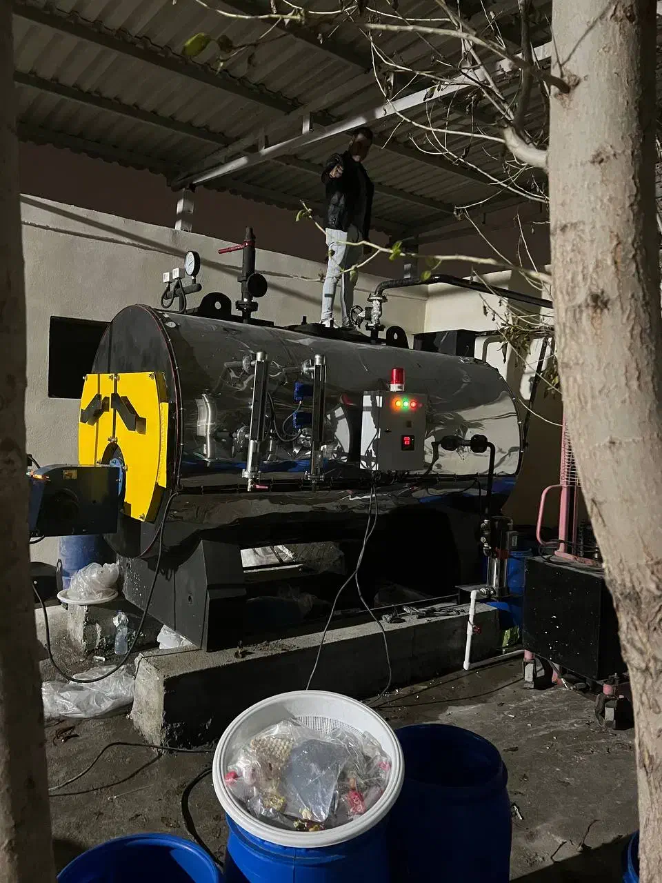 دیگبخار روغن داغ همه ظرفیت|ماشینآلات صنعتی|آبسرد, |دیوار