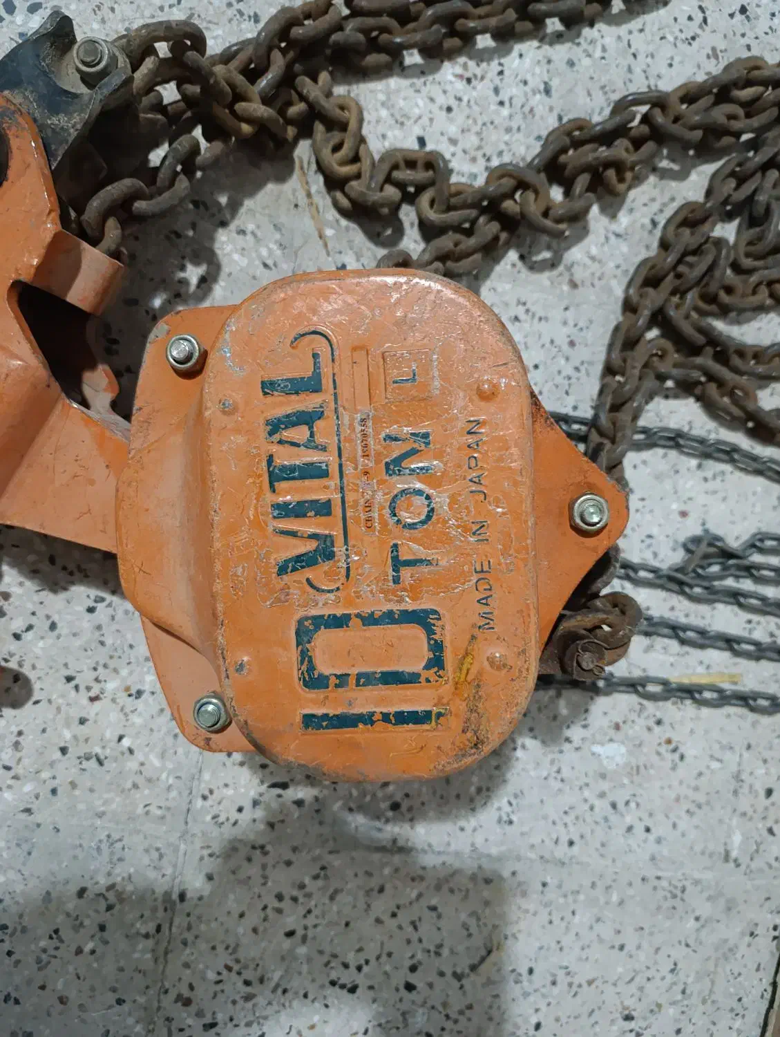 جرثقیل دستی ۱۰ تن Vital اصل ژاپن تمیزوآماده‌به‌کار|ابزارآلات|بجنورد, |دیوار