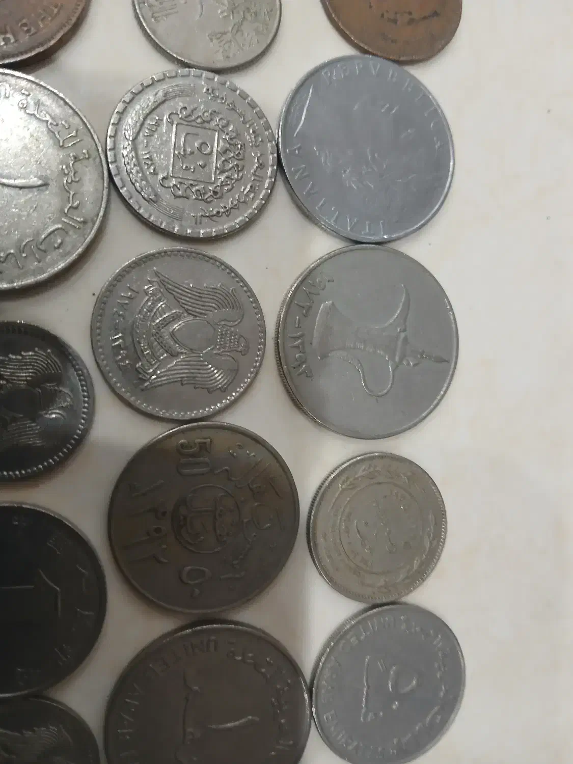 تعدادی سکه قدیمی|کلکسیون سکه، تمبر، اسکناس|شیرگاه, |دیوار