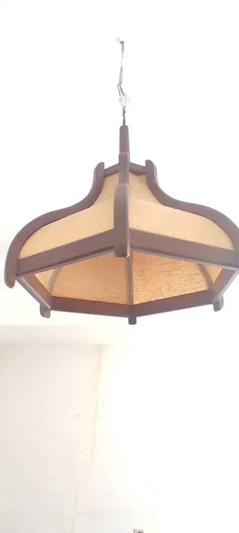 لوستر چوبی|لوستر و چراغ آویز|شهریار, شهرک شاهد|دیوار