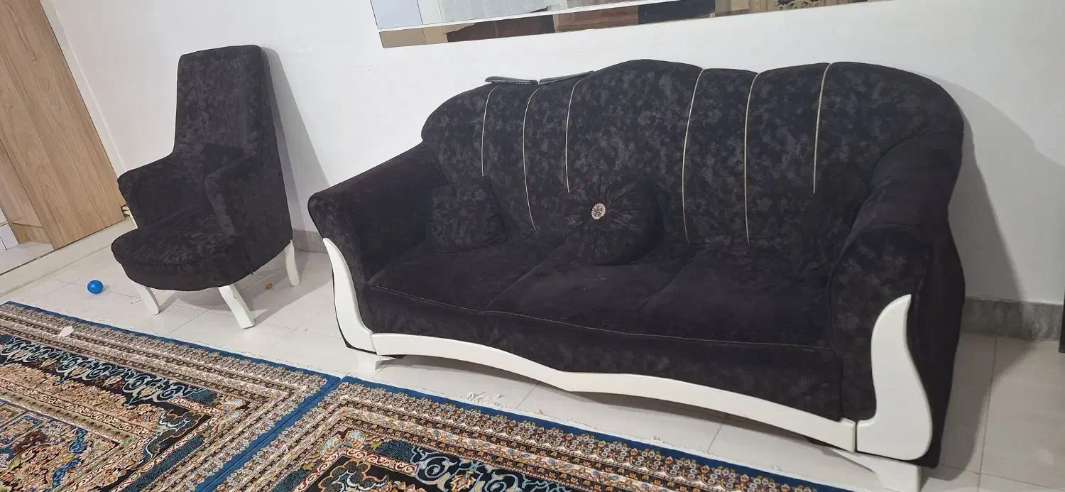 مبل ۷نفره وجلومبلی|مبلمان خانگی و میز عسلی|بوکان, |دیوار