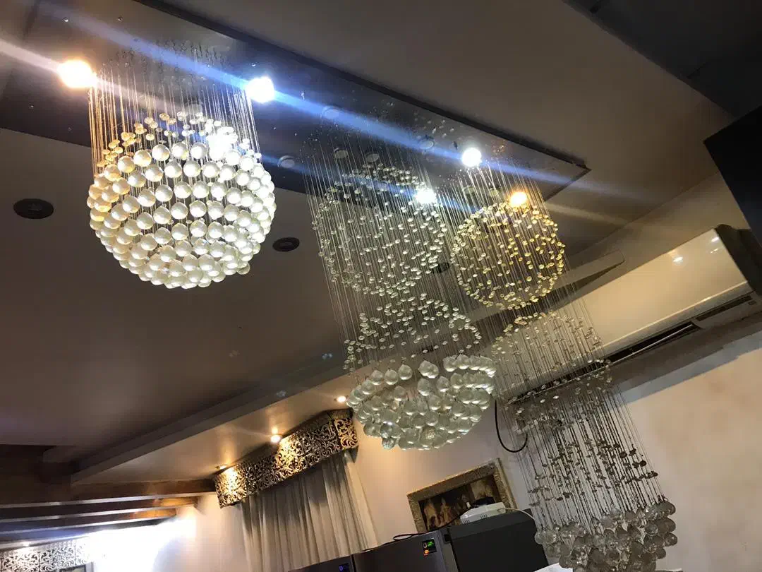 فروش لوستر کریستالی و استیل|لوستر و چراغ آویز|آبادان, |دیوار