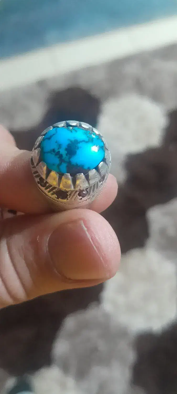 انگشتر فیروزه نیشابور|جواهرات|مشهد, احمدآباد|دیوار