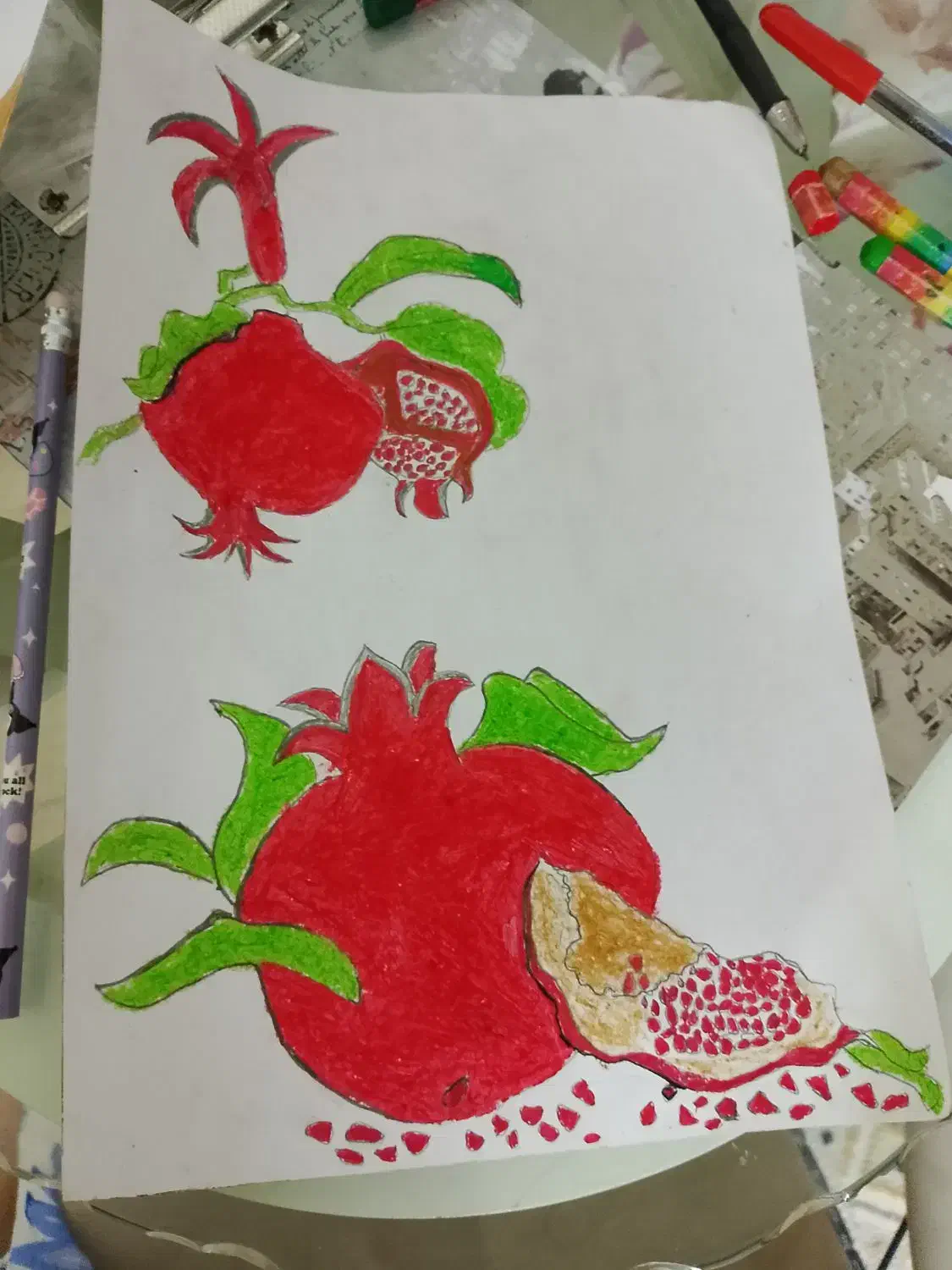 کار طراحی نقاشی|تابلو، نقاشی، عکس|گلستان (تهران), |دیوار