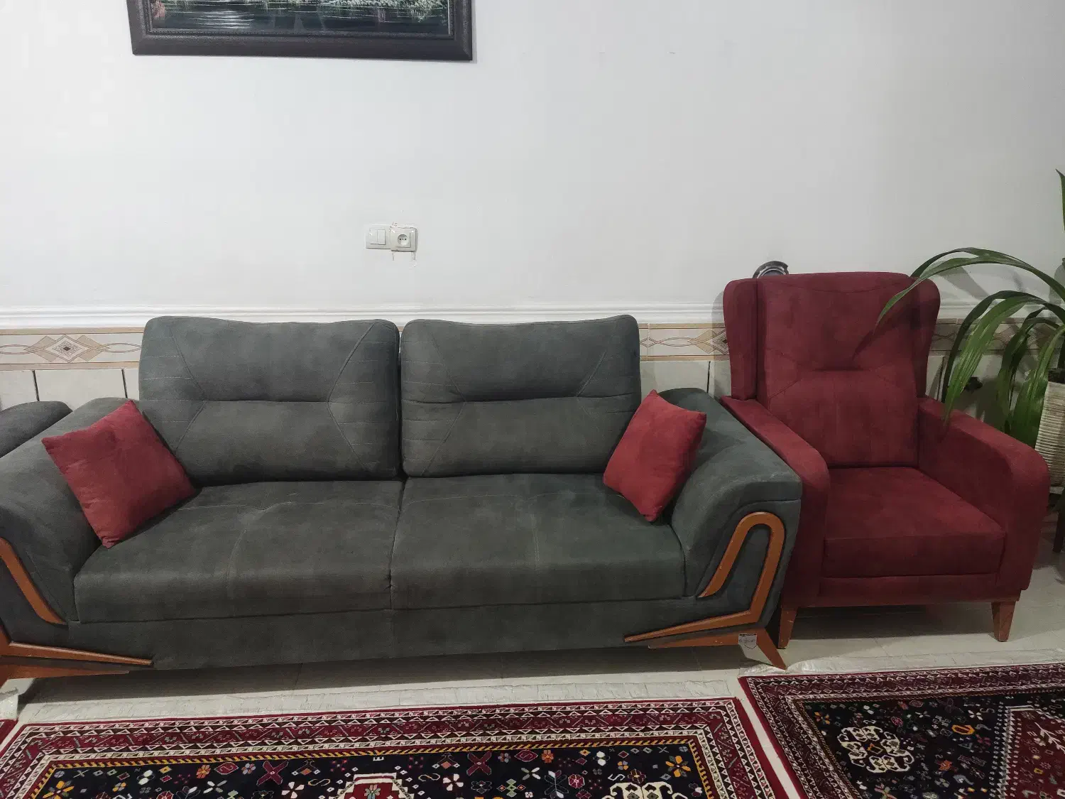 مبل هفت نفره|مبلمان خانگی و میز عسلی|شیراز, احمدآباد|دیوار