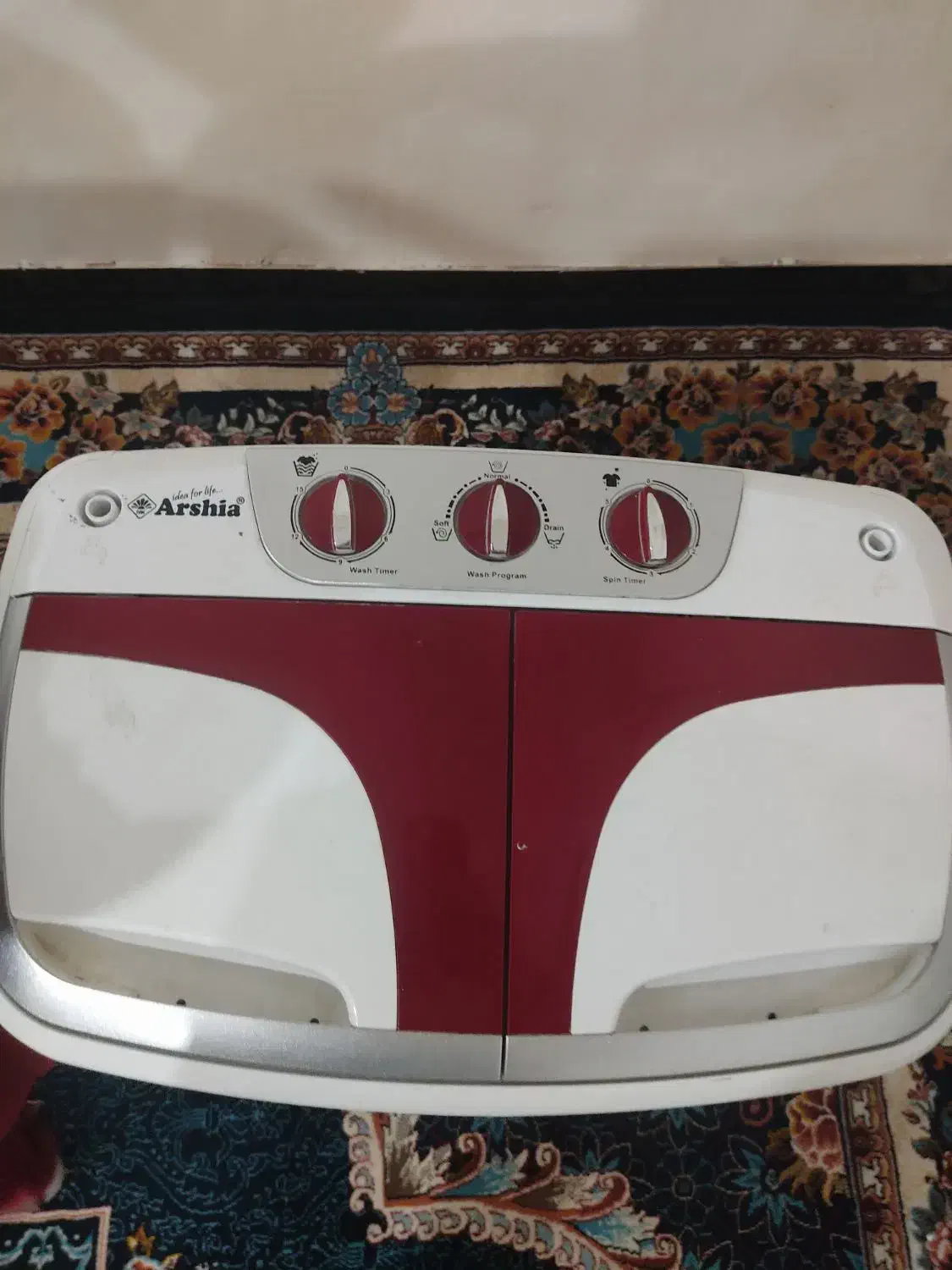 ماشین لباسشویی در حجم کوچک دو قلو سالم و تمیز|ماشین لباسشویی و خشک‌کن لباس|چرام, |دیوار