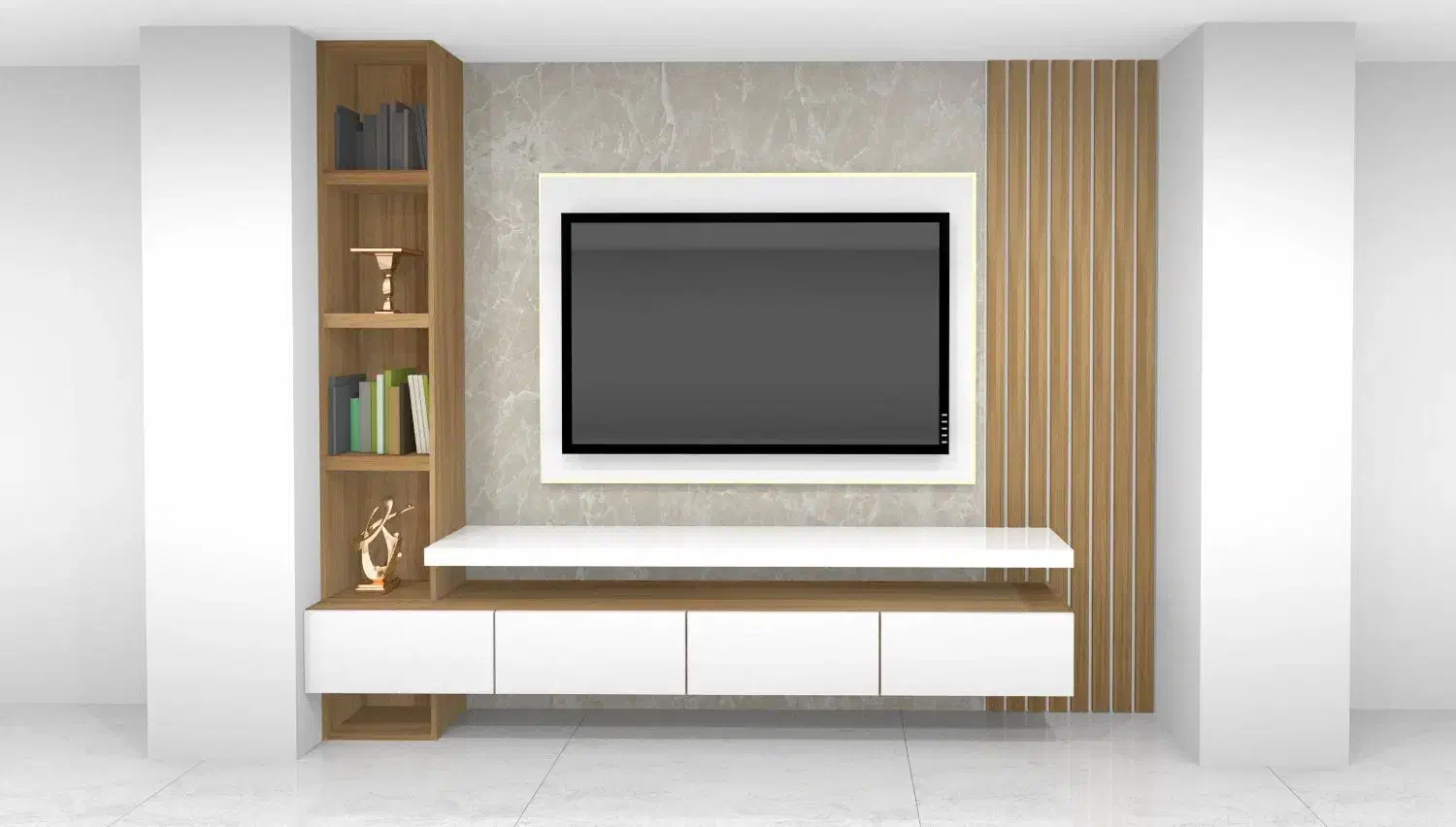 فروش کمد کابینت|کتابخانه، شلف، قفسه‌های دیواری|سنندج, |دیوار