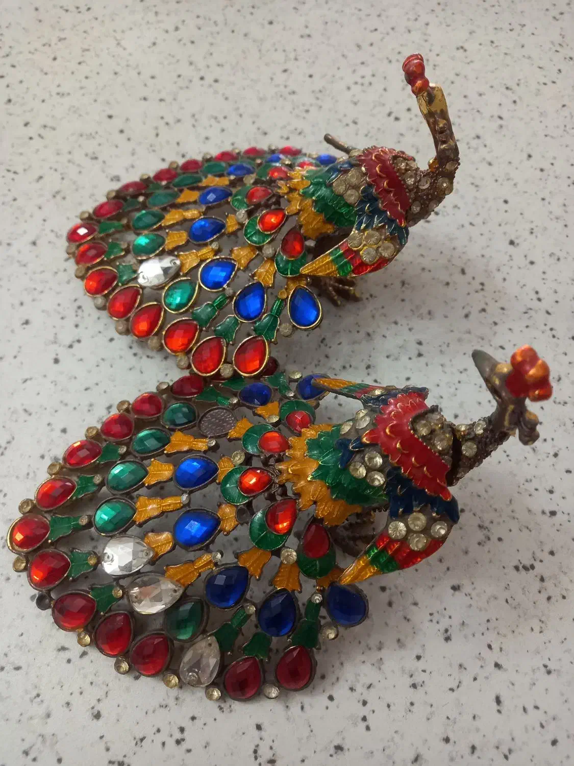 ۲ عدد طاووس جا جواهری|مجسمه، تندیس، ماکت|سهند, |دیوار